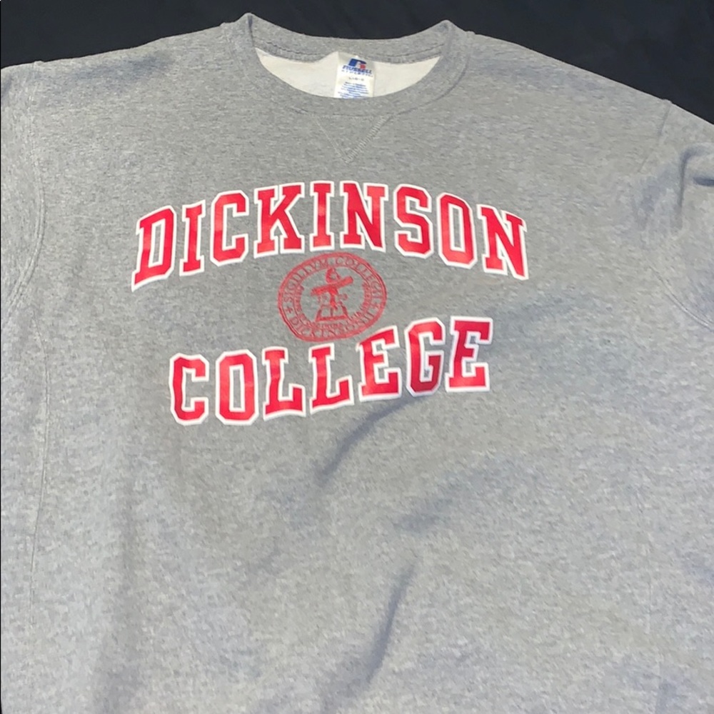 College sweatshirt